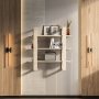 HANAH HOME Zidna polica Suno Travertine - slika 1