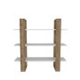 HANAH HOME Zidna polica Suno Oud Oak White - slika 4