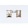 HANAH HOME Zidna polica Tefo Sapphire Oak - slika 2