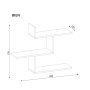 HANAH HOME Zidna polica Bien Birch - slika 3