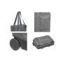 FIVE FIVE KOLICA ZA KUPOVINU 34X25X56CM POLIESTER/PP/PVC SIVA - slika 2