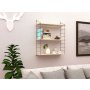 HANAH HOME Zidna polica Armoni 3'lu Travertine - slika 1