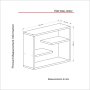 HANAH HOME Zidna polica Tino Sapphire - slika 4