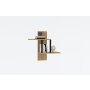 HANAH HOME Zidna polica Herra Sapphire Oak - slika 3