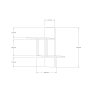 HANAH HOME Zidna polica Herra White - slika 5