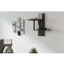 HANAH HOME Zidna polica Herra Anthracite - slika 1