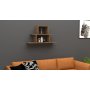 HANAH HOME Zidna polica Nell Walnut - slika 2