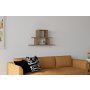 HANAH HOME Zidna polica Nell Walnut - slika 1