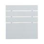 HANAH HOME Headboard Fuga 100 Shiny White - slika 2