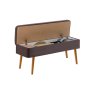 HANAH HOME Klupa Vina 1501 2 Anthracite Atlantic - slika 3