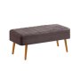HANAH HOME Klupa Vina 1501 2 Anthracite Atlantic - slika 1