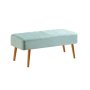 HANAH HOME Klupa Vina 0400 2 Atlantic Green - slika 1