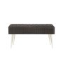 HANAH HOME Klupa Vina 1053 1 Anthracite White - slika 2