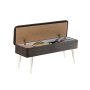 HANAH HOME Klupa Vina 1053 1 Anthracite White - slika 3