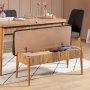 HANAH HOME Klupa Vina Bench Anthracite Atlantic - slika 3