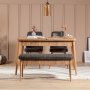 HANAH HOME Klupa Vina Bench Anthracite Atlantic - slika 4