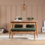 HANAH HOME Klupa Vina Bench Green Atlantic - slika 4