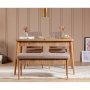 HANAH HOME Klupa Vina Bench Atlantic Pine Stone - slika 4