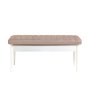 HANAH HOME Klupa Vina Bench White Stone - slika 1