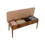 HANAH HOME Klupa Vina Bench Walnut Stone - slika 4