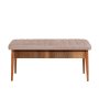 HANAH HOME Klupa Vina Bench Walnut Stone - slika 1