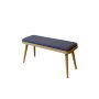 HANAH HOME Klupa Vina Mini 1048 Hrast Dark Blue - slika 2
