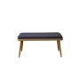 HANAH HOME Klupa Vina Mini 1048 Hrast Dark Blue - slika 1
