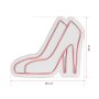 WALLXPERT Dekorativna plastična LED rasveta High Heel Shoes Pink - slika 5