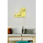 WALLXPERT Dekorativna plastična LED rasveta High Heel Shoes Yellow - slika 2