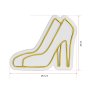 WALLXPERT Dekorativna plastična LED rasveta High Heel Shoes Yellow - slika 5