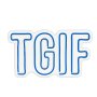 WALLXPERT Dekorativna plastična LED rasveta TGIF Blue - slika 3