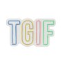 WALLXPERT Dekorativna plastična LED rasveta TGIF Multicolor - slika 3