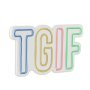 WALLXPERT Dekorativna plastična LED rasveta TGIF Multicolor - slika 4