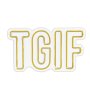 WALLXPERT Dekorativna plastična LED rasveta TGIF Yellow - slika 3