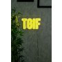 WALLXPERT Dekorativna plastična LED rasveta TGIF Yellow - slika 1