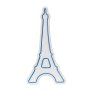 WALLXPERT Dekorativna plastična LED rasveta Eiffel Tower Paris Blue - slika 3