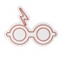 WALLXPERT Dekorativna plastična LED rasveta Glasses And Scar Red - slika 3