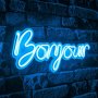 WALLXPERT Dekorativna plastična LED rasveta Bonjour Blue - slika 1