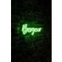 WALLXPERT Dekorativna plastična LED rasveta Bonjour Green - slika 2