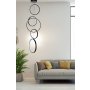 OPVIQ LED luster Entryway Black Body White Light - slika 2