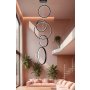 OPVIQ LED luster Entryway Black Body Yellow Light - slika 5