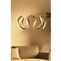 OPVIQ LED luster Helezon Black Body Yellow Light - slika 1