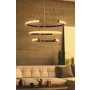 OPVIQ LED luster Triple Calin Black Body Yellow Light - slika 3