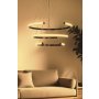 OPVIQ LED luster Triple Calin Black Body Yellow Light - slika 1