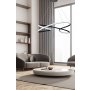 OPVIQ LED luster Parisienne Black Body Yellow Light - slika 5