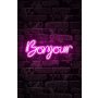 WALLXPERT Dekorativna plastična LED rasveta Bonjour Pink - slika 3