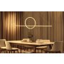 OPVIQ LED luster Bowal White Body Yellow Light - slika 1