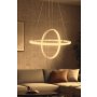 OPVIQ LED luster Saturn White Body Yellow Light - slika 2