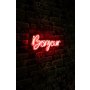 WALLXPERT Dekorativna plastična LED rasveta Bonjour Red - slika 2