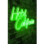 WALLXPERT Dekorativna plastična LED rasveta Hotel California Green - slika 2
